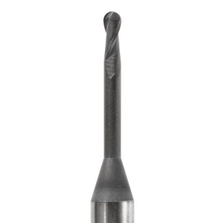Fraise d'usinage ZrO pour système Universel, longueur 53 mm, mandrin 6 mm, 2 lames avec traitement AC-Kristall, col extra-long, 025. Acurata