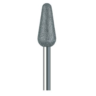 Fraise conique ronde diamant 5894 laboratoire très gros grains bague noire 065