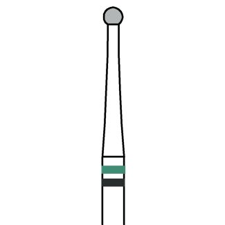 Fraise diamant 6801LZ spéciale oxyde de zirconium 014