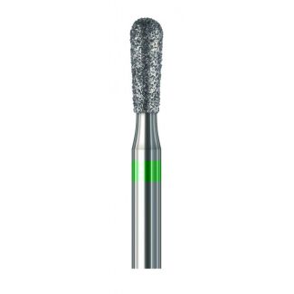 Fraise poire longue ronde diamant 6831R gros grains. Busch