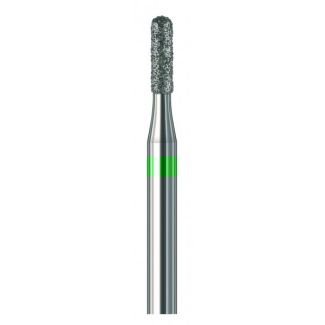 Fraise cylindrique bout rond 6838 diamant bague verte. Busch