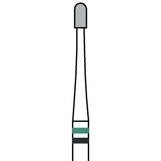 Fraise diamant 6838LZ spéciale oxyde de zirconium 012