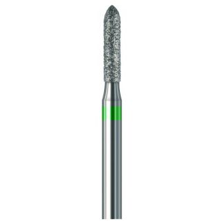 Fraise cylindrique ogivale 6877 diamant bague verte. Busch