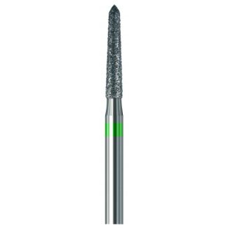 Fraise conique ogival 6878K diamant bague verte. Busch