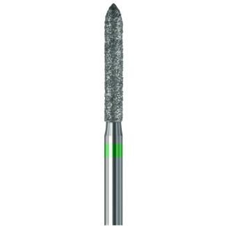 Fraise cylindrique ogivale 6879 diamant bague verte. Busch