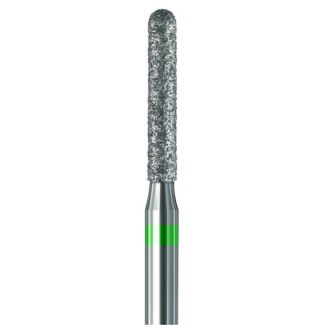 Fraise cylindrique bout rond 6881 diamant bague verte. Busch