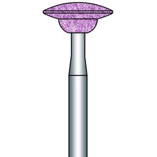 Meule abrasive rose 734 pour alliages métalliques moyens durs