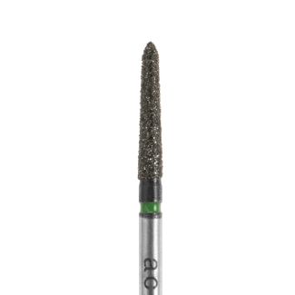 Fraise conique ogival AB6879K diamant série BLACK bague verte. Acurata