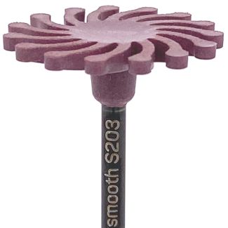 Polissoir diamanté "spirale" spécial zircone 546M, disilicate et pressée, grain moyen, phase polissage - Panther