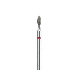 Fraise podologie diamantée olive 8368 grains fins rouge 023. Acurata