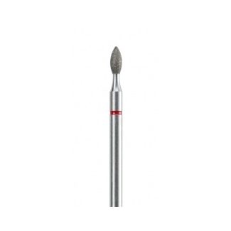 Fraise podologie diamantée olive 8368 grains fins rouge 023. Acurata