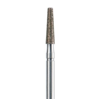 Fraise conique épaulement diamantée A848 laboratoire tige 104 grain moyen. Acurata