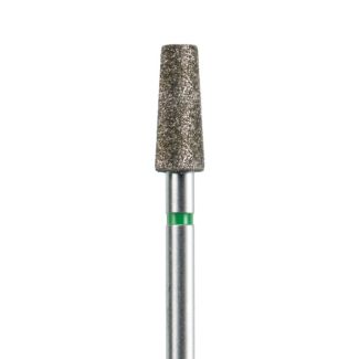 Fraise podologie diamantée conique 6854 gros grains verts 040. Acurata