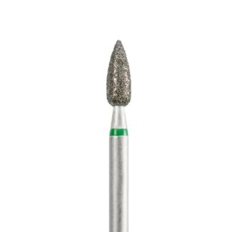Fraise podologie diamantée olive 6892 gros grains verts 030. Acurata