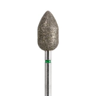 Fraise podologie diamantée olive 6892 gros grains verts 070. Acurata
