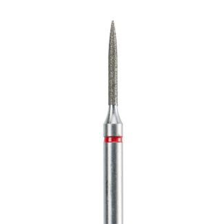Fraise podologie diamantée olive 8863 grains fins rouge 012. Acurata