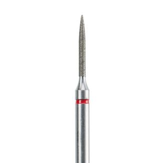 Fraise podologie diamantée olive 8863 grains fins rouge 012. Acurata