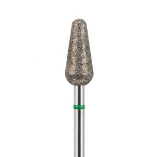Fraise podologie diamantée poire 6894 gros grains verts 060. Acurata