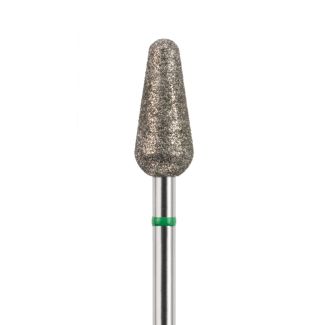 Fraise podologie diamantée poire 6894 gros grains verts 060. Acurata