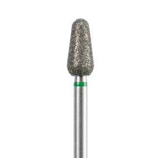 Fraise podologie diamantée poire 6894 gros grains verts 047. Acurata