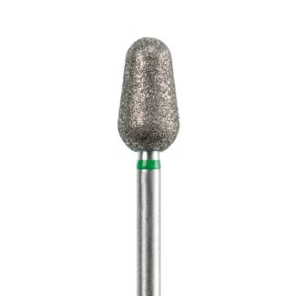 Fraise podologie diamantée poire 6894 gros grains verts 060. Acurata