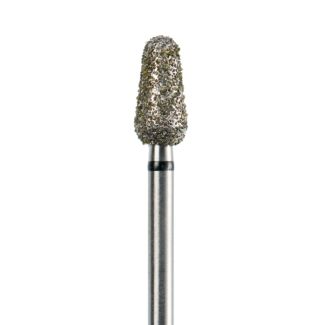 Fraise podologie diamantée 5369 trés gros grains noirs 047. Acurata
