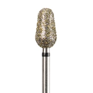Fraise podologie diamantée 5369 trés gros grains noirs 060. Acurata