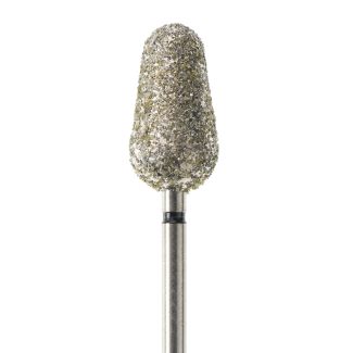 Fraise diamantée A5896 laboratoire très gros grain noire, tige 104. Acurata