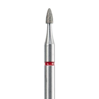 Fraise podologie diamantée obus 8863 grains fins rouge 016. Acurata