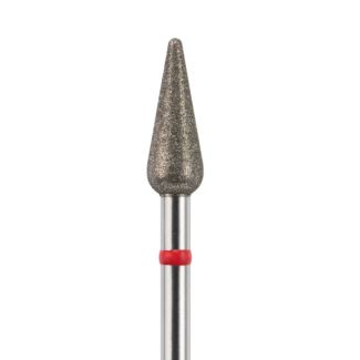 Fraise podologie flamme diamantée 8893 grains fins rouge 047. Acurata