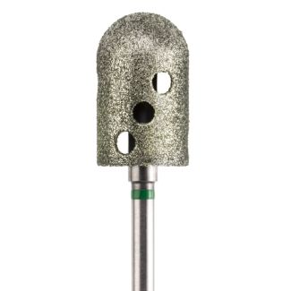 Fraise podologie diamantée creuse pour hyperkératose DT6880 gros grains verts 095. Acurata