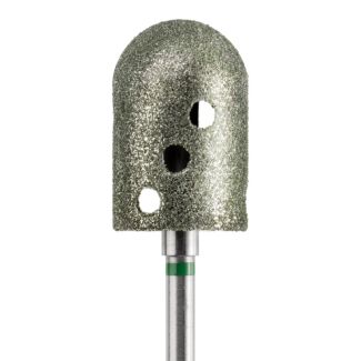 Fraise podologie diamantée creuse pour hyperkératose DT6880 gros grains verts 110. Acurata