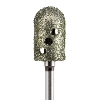 Fraise podologie diamantée creuse pour hyperkératose DT5880 trés gros grains noirs 080. Acurata
