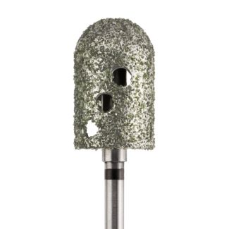 Fraise podologie diamantée creuse pour hyperkératose DT5880 trés gros grains noirs 095. Acurata