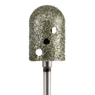 Fraise podologie diamantée creuse pour hyperkératose DT5880 trés gros grains noirs 110. Acurata