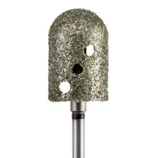 Fraise podologie diamantée creuse pour hyperkératose DT5880 trés gros grains noirs 110. Acurata