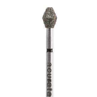 Fraise tonneau A5811 diamant bague noire. Acurata