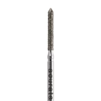 Fraise A886 cylindrique ogivale angle 60°, diamant grain moyen. Acurata