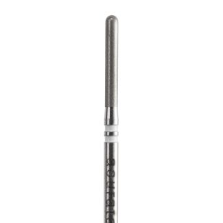 Fraise diamantée A881UFZ cylindre rond 0° spécial retouche Zircone grain ultra-fin 017, tige FG 314. Acurata