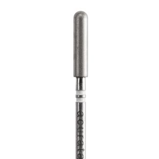 Fraise diamantée A881UFZ cylindre rond 0° spécial retouche Zircone grain ultra-fin 023, tige FG 314. Acurata