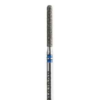Fraise diamantée A8881Z cylindrique rond spécial retouche Zircone grain moyen 014, tige FG 314. Acurata