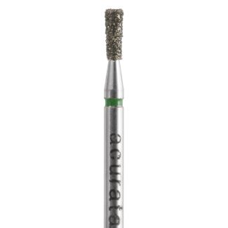 Fraise diamant cône inversé long A6807 gros grain bague verte. Acurata