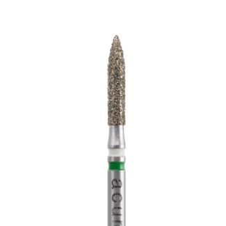 Fraise diamantée A862GZ retouche zircone et disilicate lithium gros grain 014, tige FG 314. Acurata