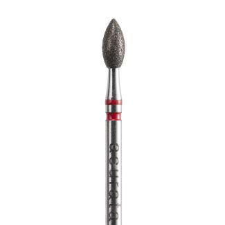 Fraise diamantée A8368Z olive pointue spécial retouche Zircone grain fin 023, tige FG 314. Acurata