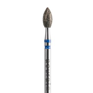 Fraise diamantée A368Z olive pointue spécial retouche Zircone grain moyen 023, tige FG 314. Acurata