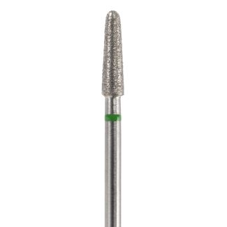Fraise diamant masse A76850 congé rond, gros grain bague verte 031. Acurata