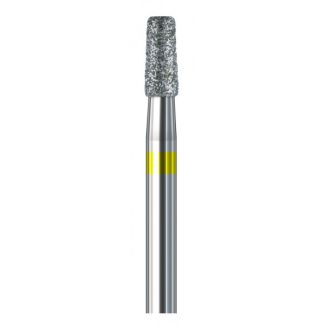Fraise épaulement arrondi 845KREF diamant jaune 016. Busch