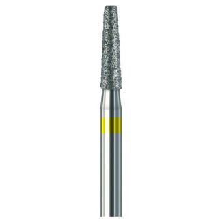 Fraise épaulement arrondi 846KREF diamant jaune 016. Busch