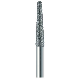 Fraise épaulement arrondi 848KR diamant grain moyen. Busch
