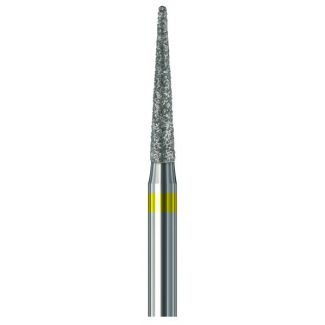 Fraise cônique pointue 858EF diamant bague jaune 014. Busch